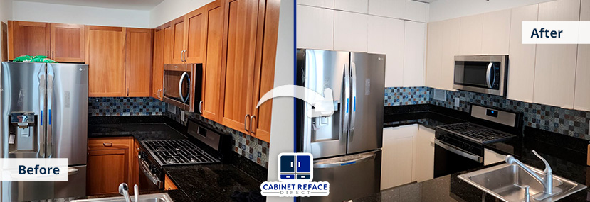 Kitchen with Refaced Cabinets in Tampa